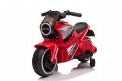 Two Wheeled Motocycle Red